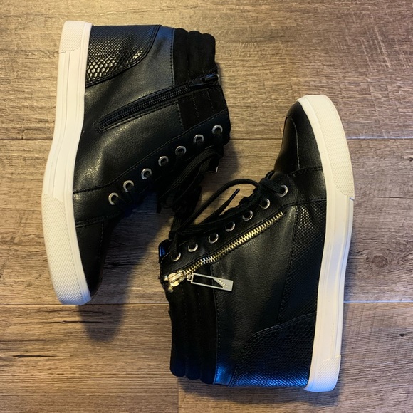 aldo ailanna jewel embellished wedge sneakers